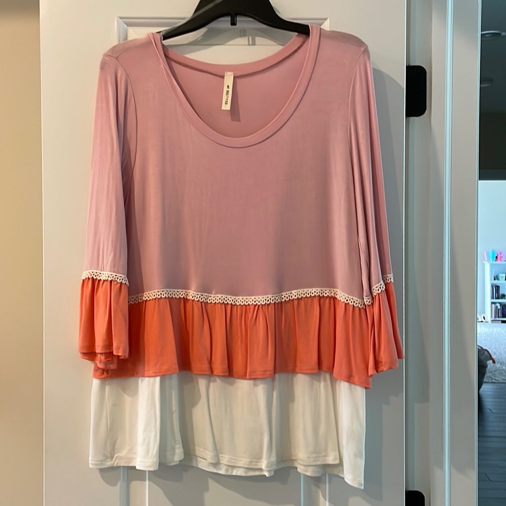Super Cute 3/4 sleeve boutique shirt